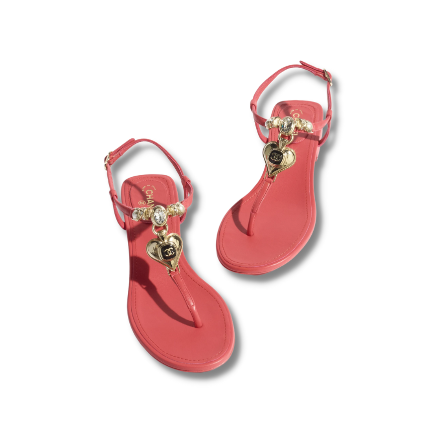 Chanel Sandals Red