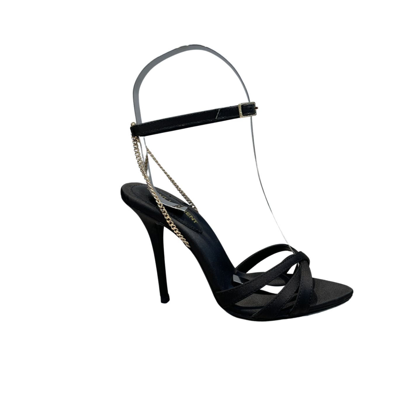 Saint Laurent Melody Sandals In Crepe Satin