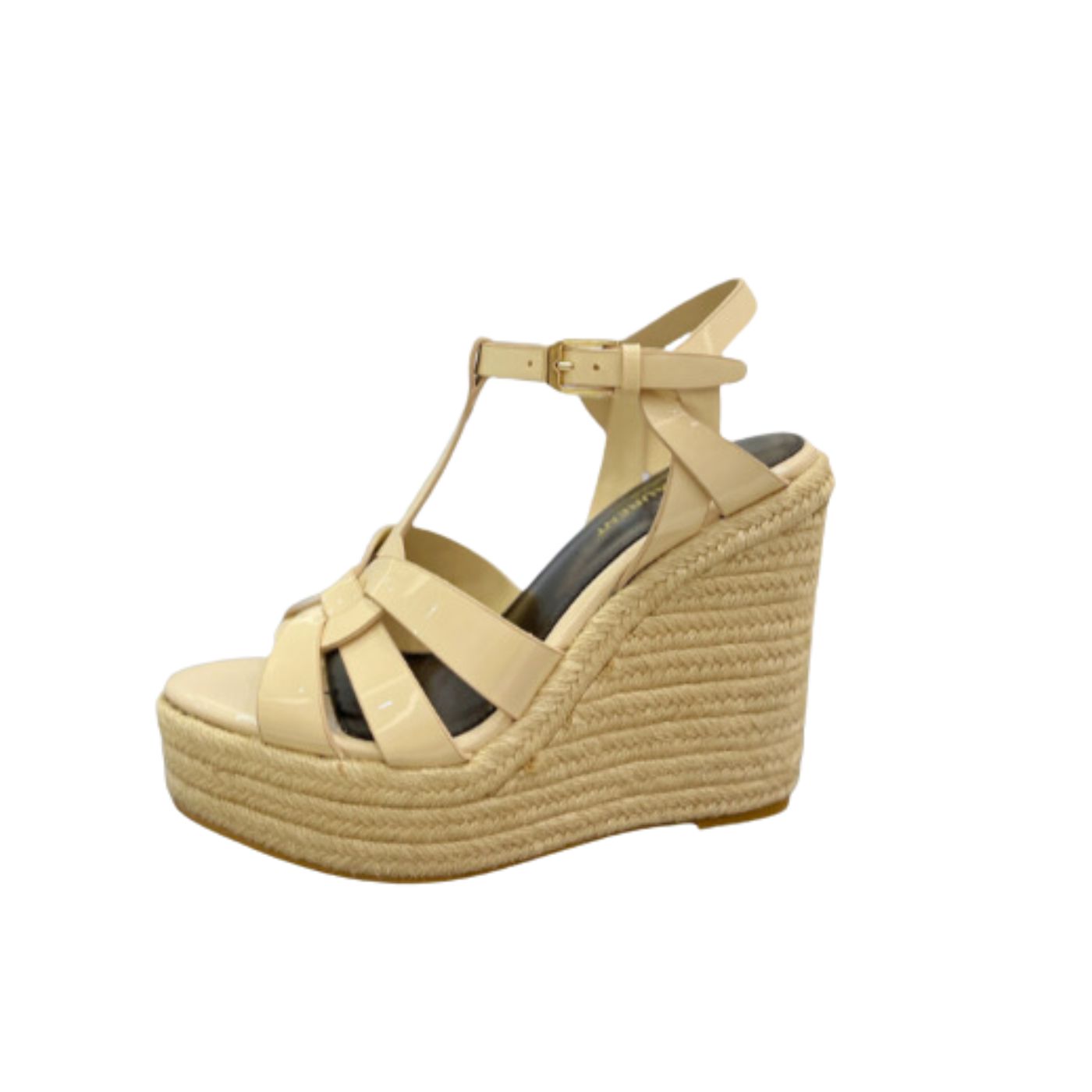 Saint Laurent Tribute Espadrilles In Patent