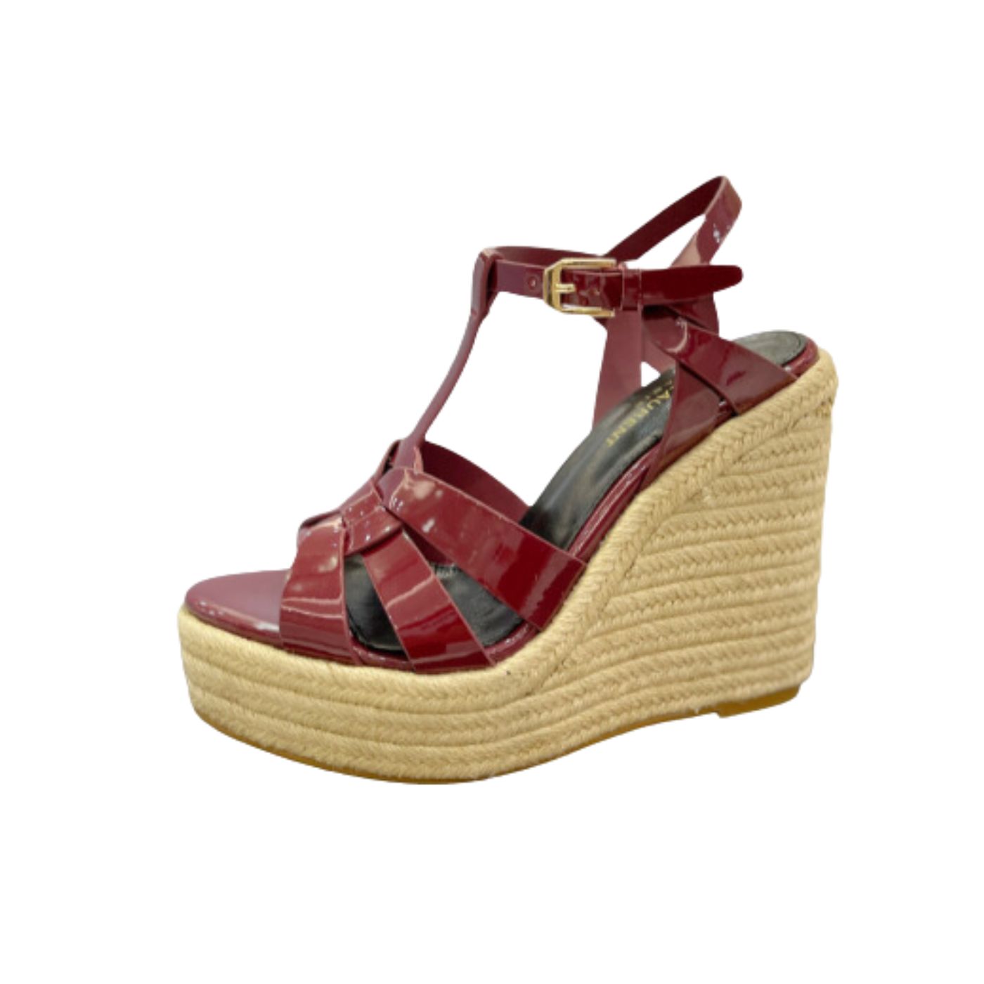 Saint Laurent Tribute Espadrilles In Patent
