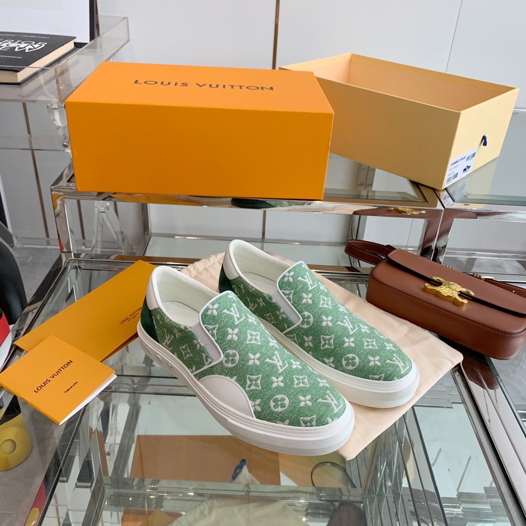 Louis Vuitton Women's Trocadero Slip On Green For Women LV