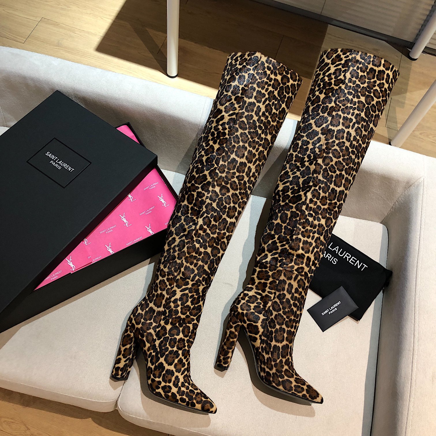Saint Laurent Women's High Boots Multicolor For Women YSL